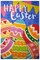 Happy Easter Decorative Garden Flag12"X18" Happy Easter Sign Easter Bunny & Eggs